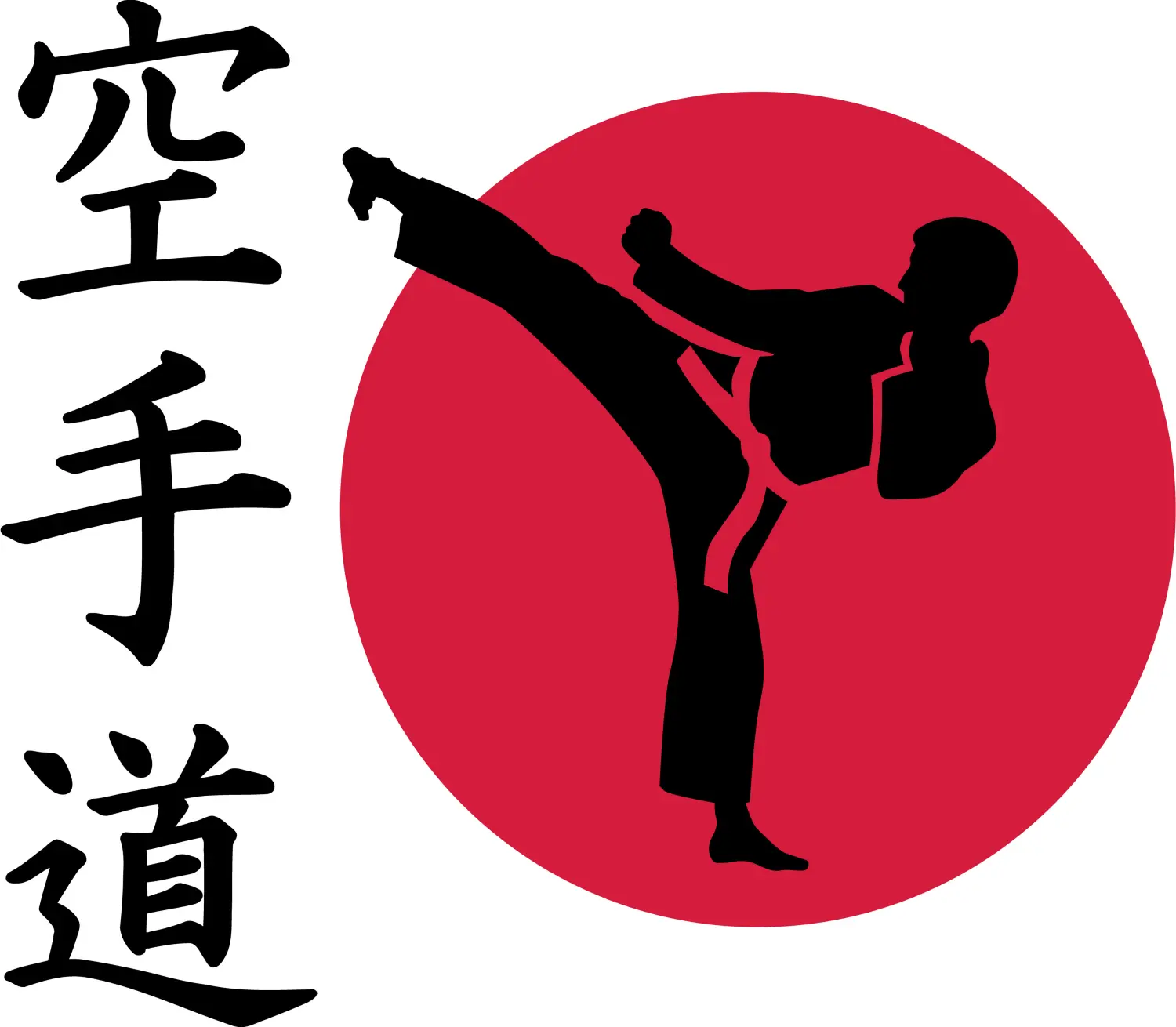 Loveless Academy of Karate & Kobudo,    FILE #:  91526226  Preview Crop  Find Similar FILE TYPE AI/EPS and JPEG CATEGORY Martial Arts and Self Defense LICENSE TYPE Standard or Extended Karate man in front of red circle and signs